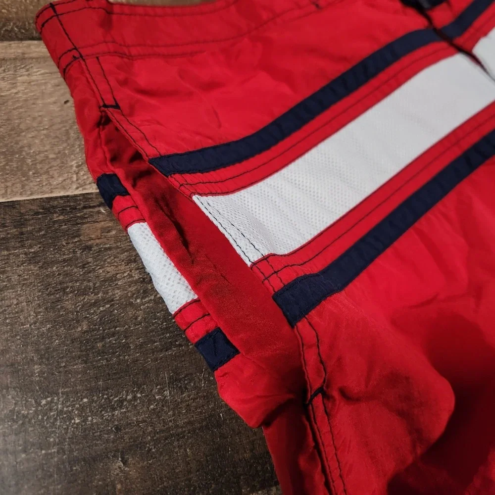 Vintage 90s Polo Sport Swim Trunks Mens Large Red Ralph Lauren Mesh Lined